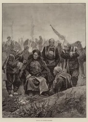 中国兵のビバーク